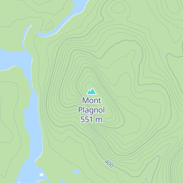 Map of Mont Plagnol
