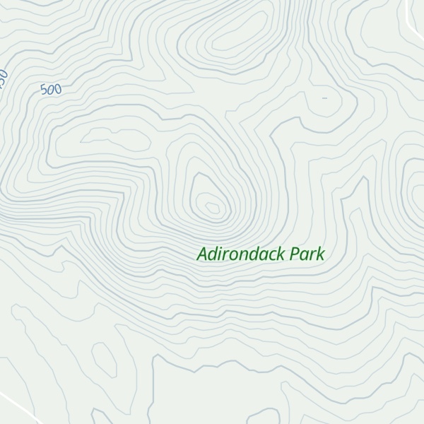 Map of Henderson Mountain