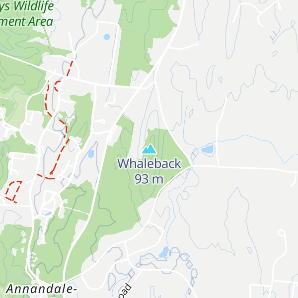 Map of Whaleback