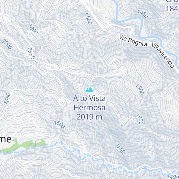 Map of Alto Vista Hermosa