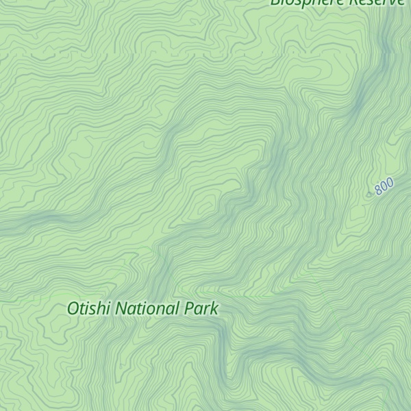 Map of Cerro Choritoni