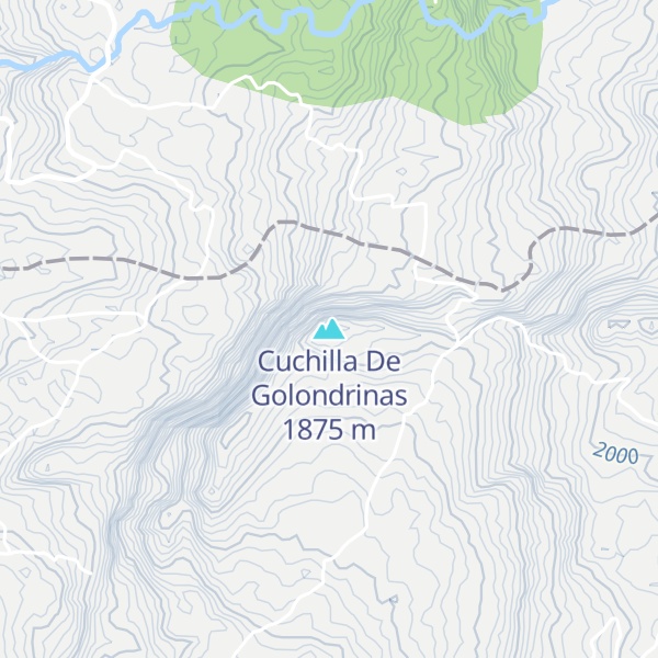 Map of Cuchilla De Golondrinas