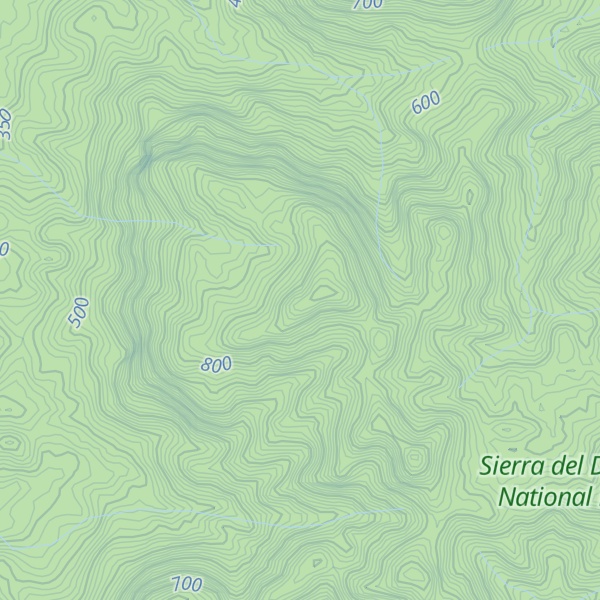 Map of Cerro San Lucas