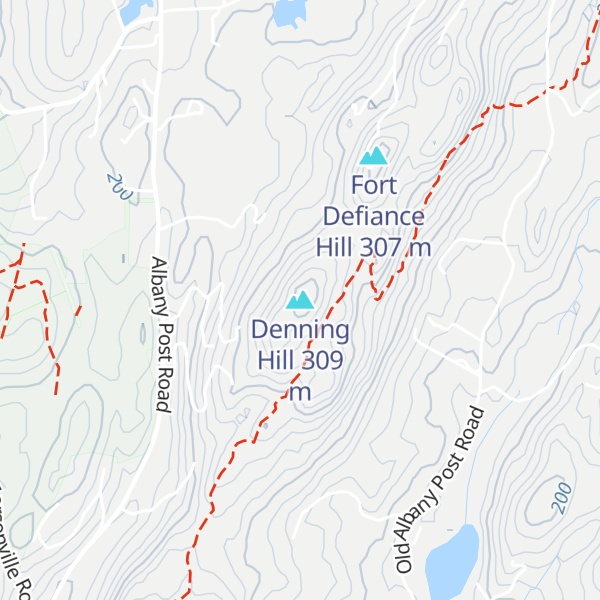 Map of Denning Hill