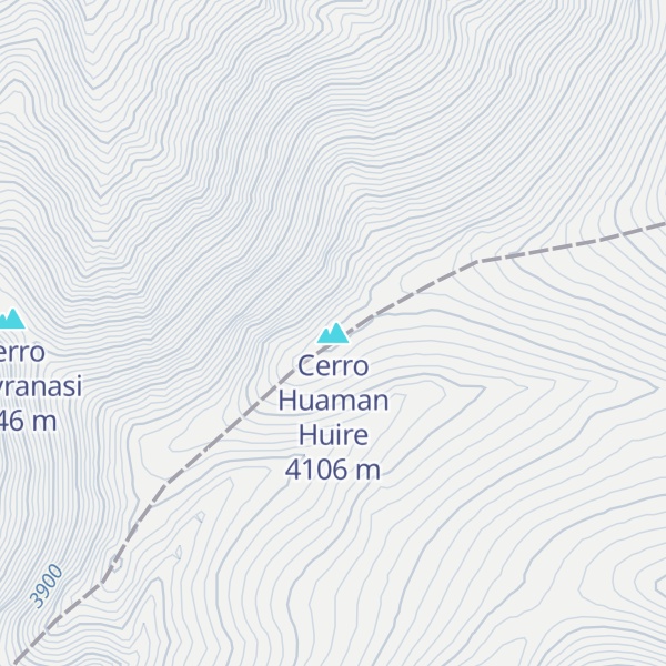 Map of Cerro Huaman Huire