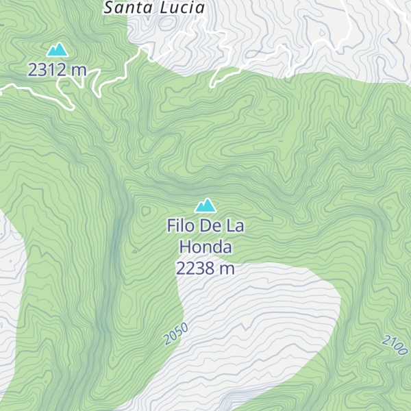 Map of Filo De La Honda