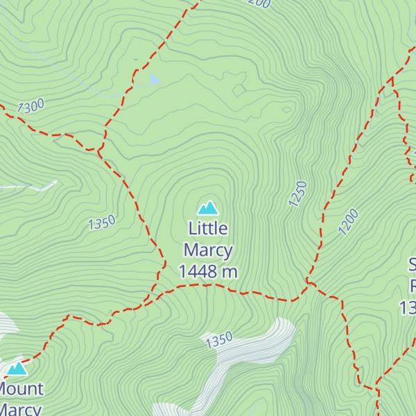 Map of Little Marcy