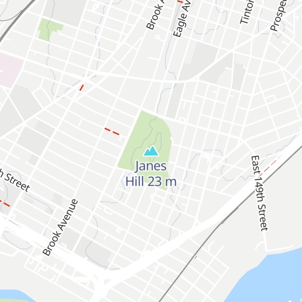Map of Janes Hill