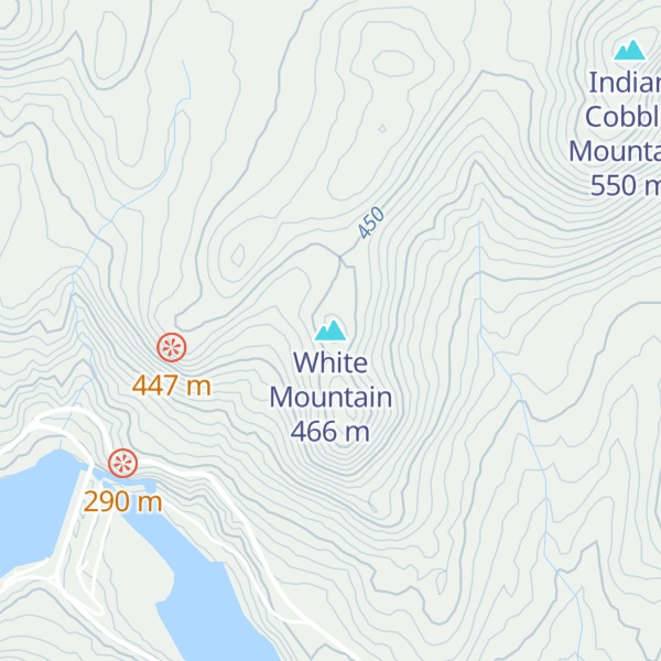 Map of White Mountain
