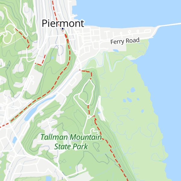 Map of Tallman Mountain