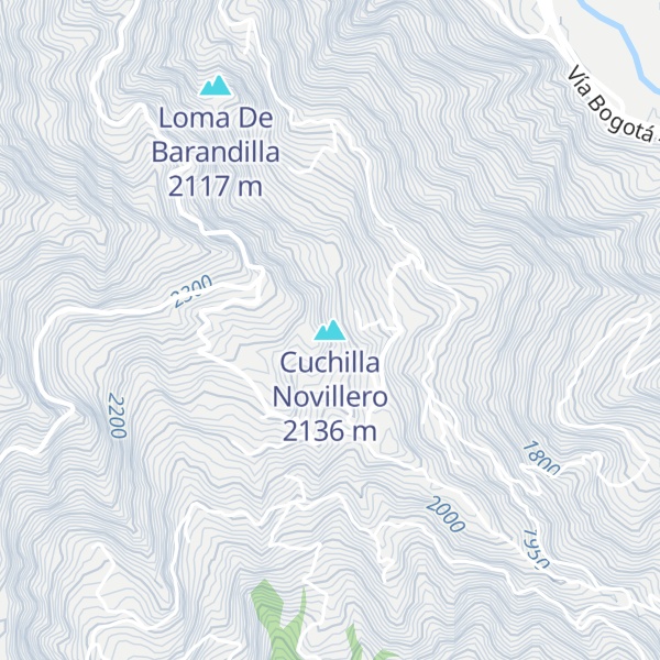 Map of Cuchilla Novillero