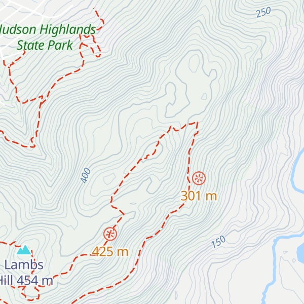 Map of Bald Hill