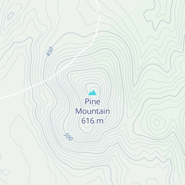Map of Pine Mountain