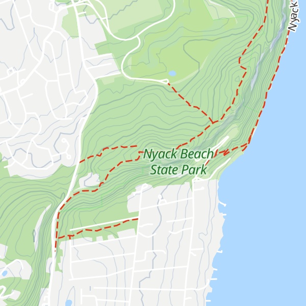 Map of Hook Mountain