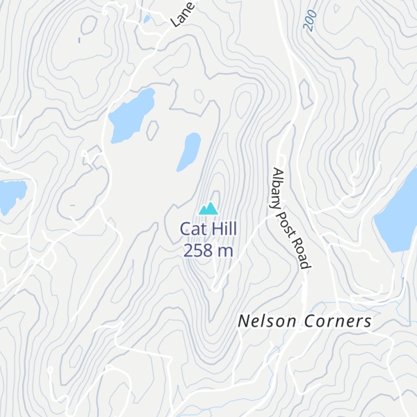 Map of Cat Hill