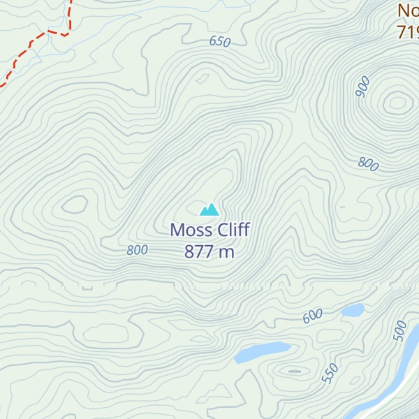 Map of Moss Cliff