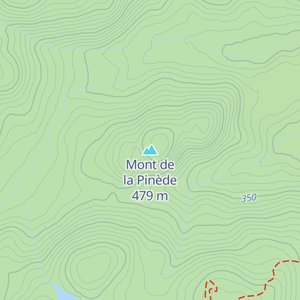 Map of Mont de la Pinède