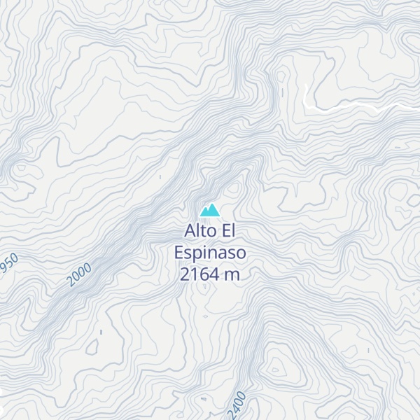 Map of Alto El Espinaso