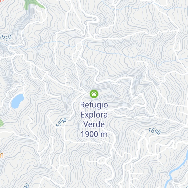 Map of Refugio Explora Verde