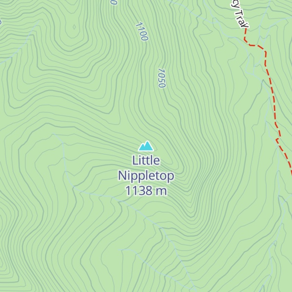 Map of Little Nippletop