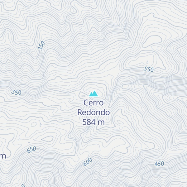 Map of Cerro Redondo
