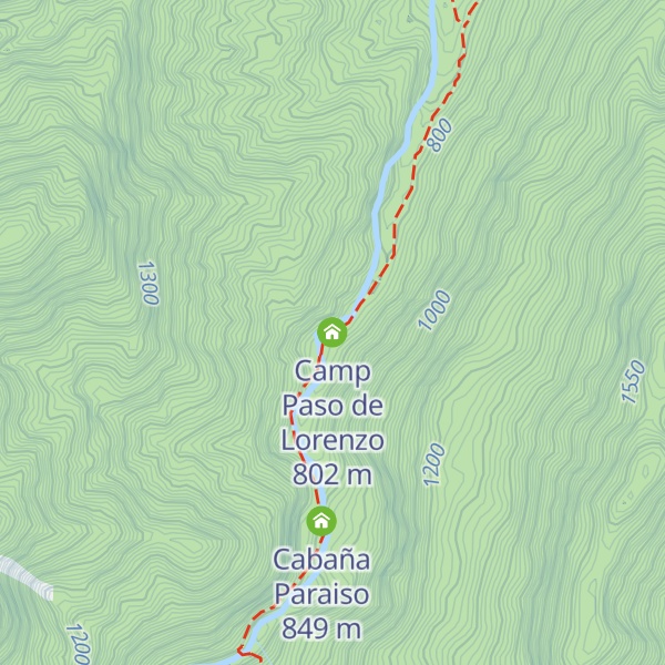 Map of Camp Paso de Lorenzo