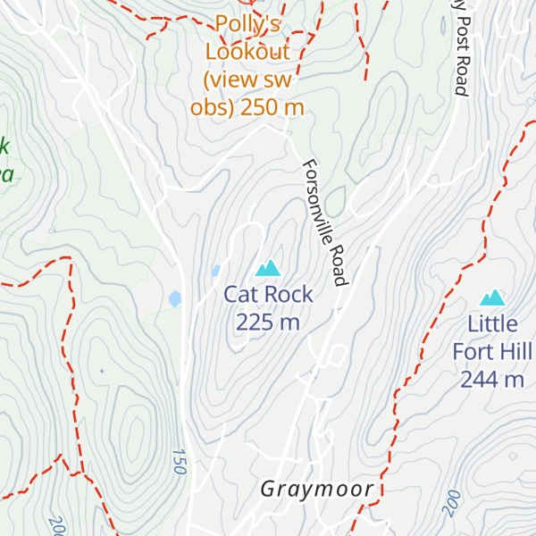 Map of Cat Rock