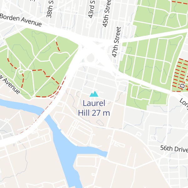 Map of Laurel Hill