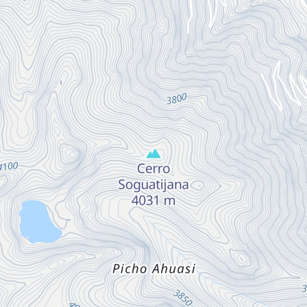 Map of Cerro Soguatijana
