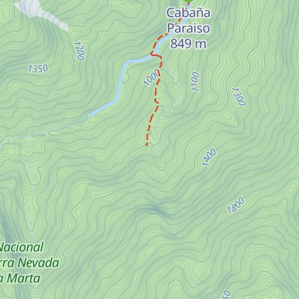 Map of Ciudad Perdida