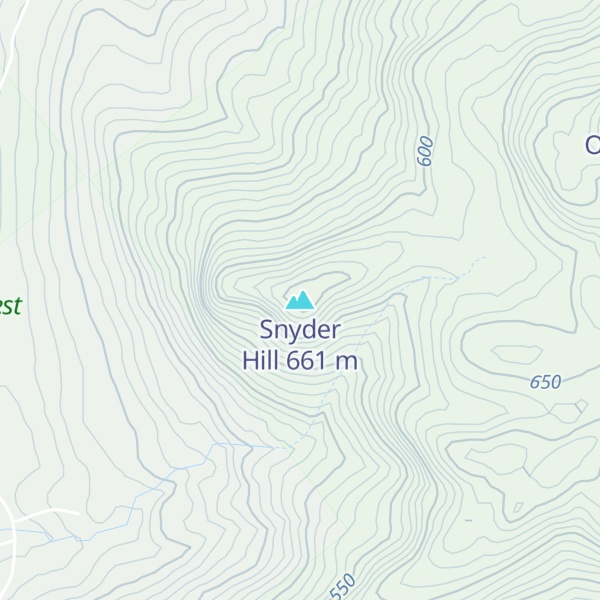 Map of Snyder Hill