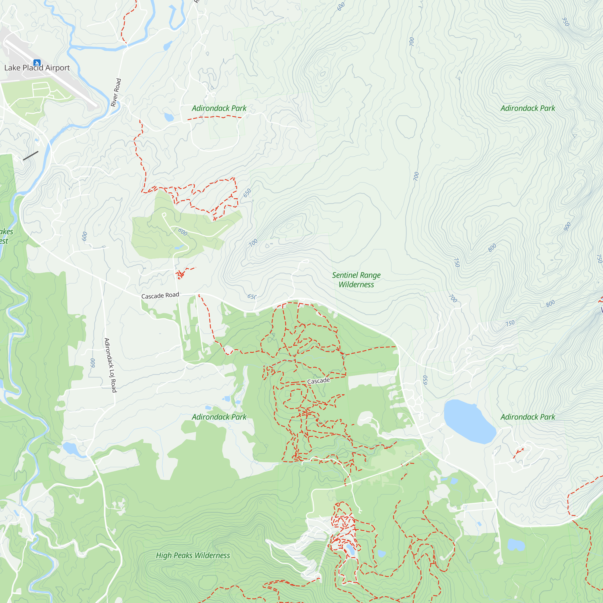 Cascade Welcome Center map