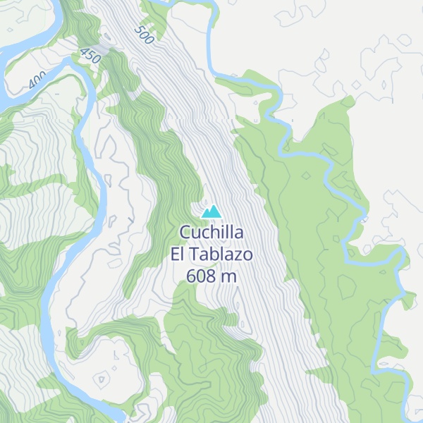 Map of Cuchilla El Tablazo