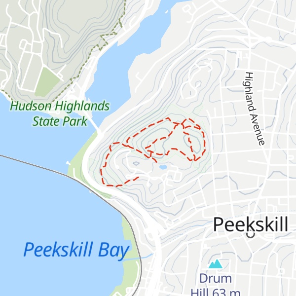 Map of Fort Hill