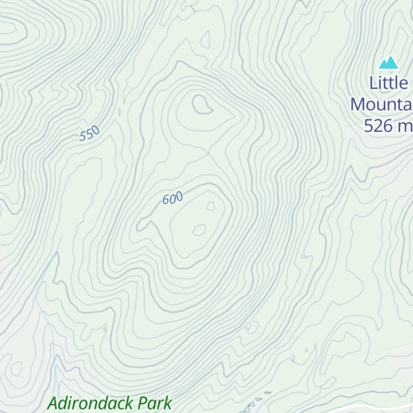 Map of Burnt Mountain