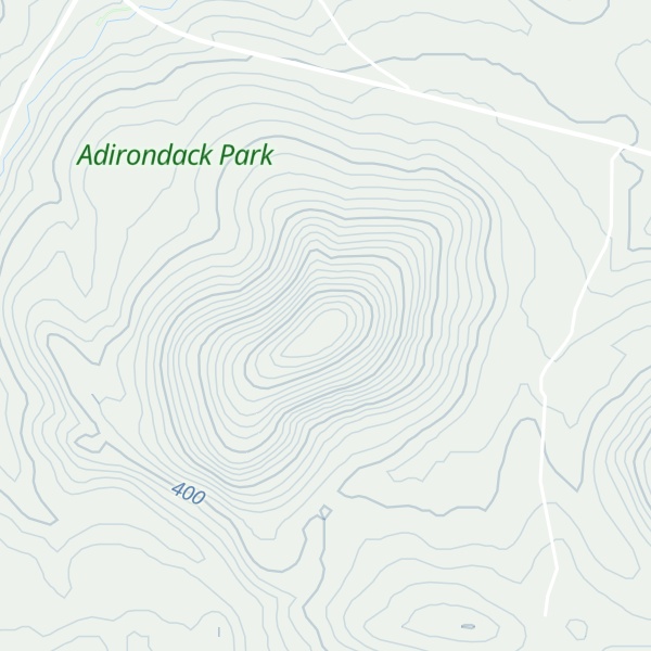 Map of Mill Mountain