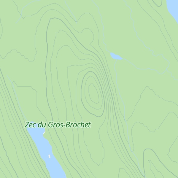 Map of Montagne Kaotcekipwanaskotinak