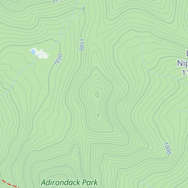 Map of McDonnel Mountain