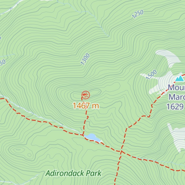 Map of Gray Peak