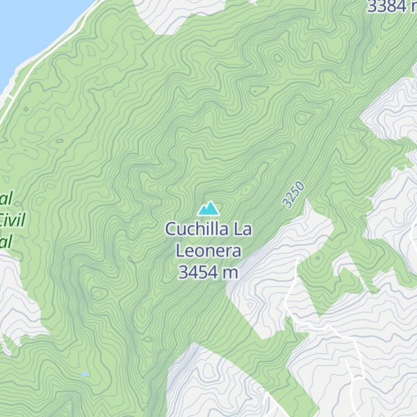 Map of Cuchilla La Leonera