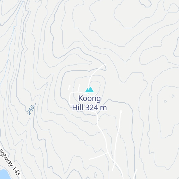 Map of Koong Hill