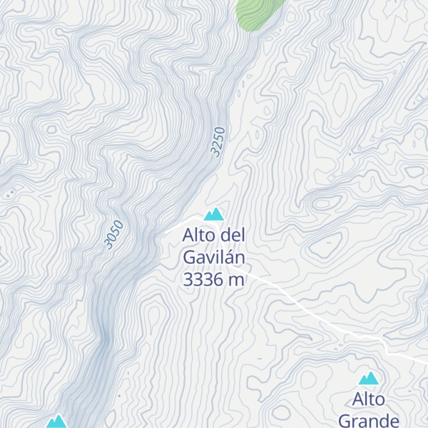 Map of Alto del Gavilán