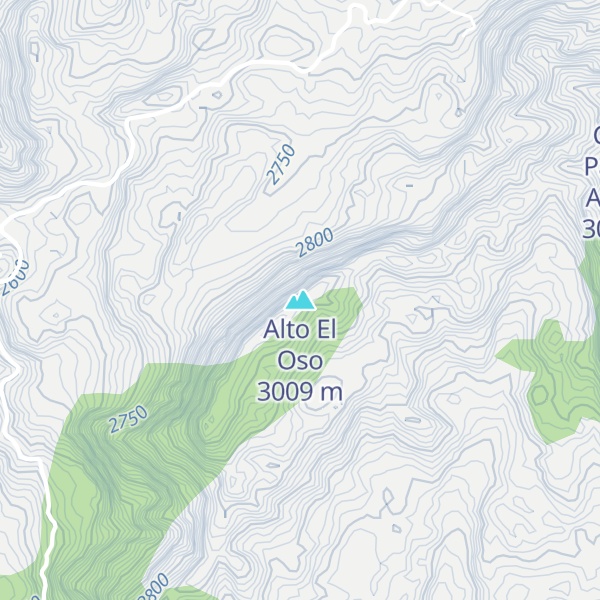Map of Alto El Oso