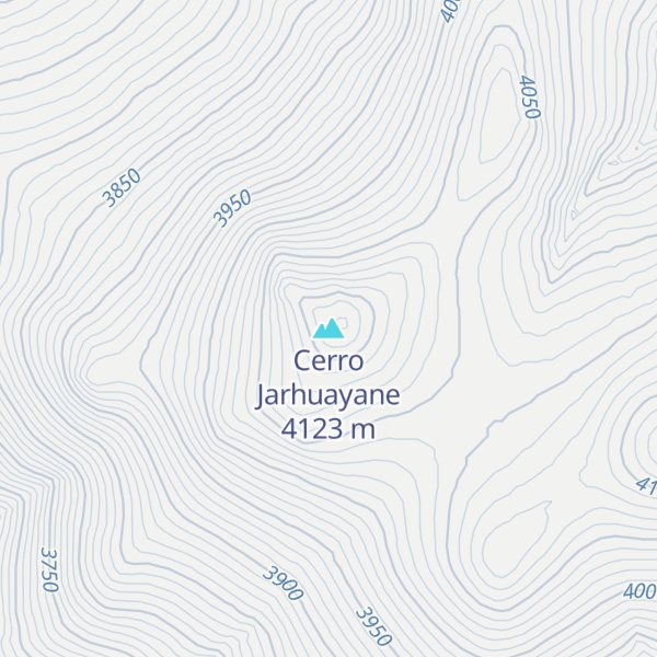 Map of Cerro Jarhuayane