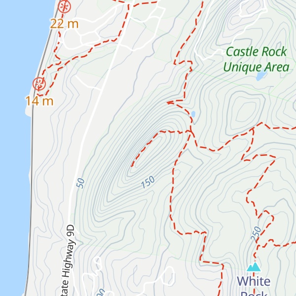 Map of Sugarloaf Hill
