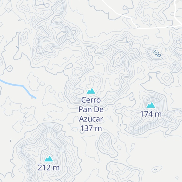 Map of Cerro Pan De Azucar