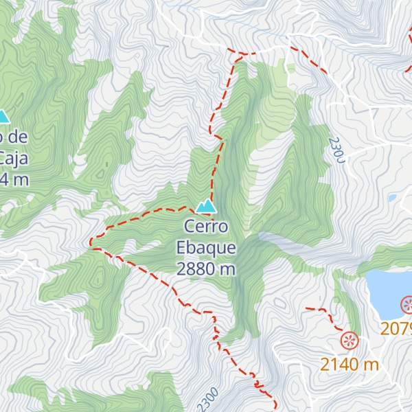 Map of Cerro Ebaque