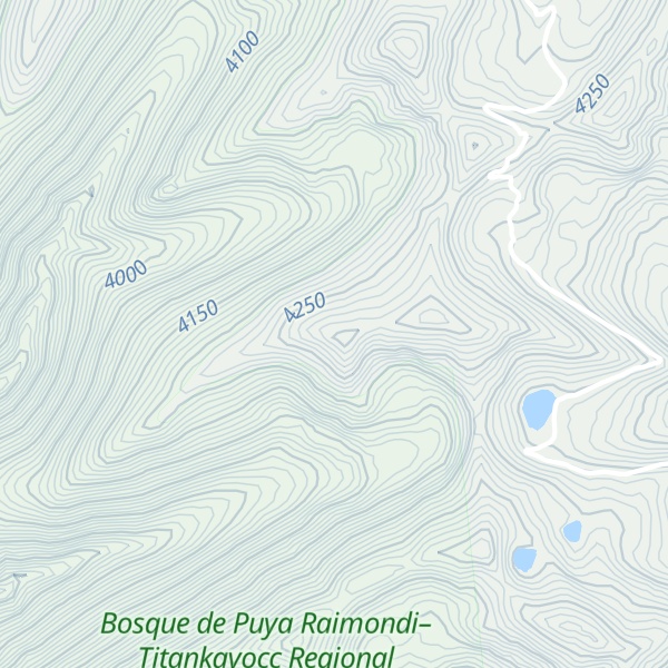 Map of Cerro Saihua