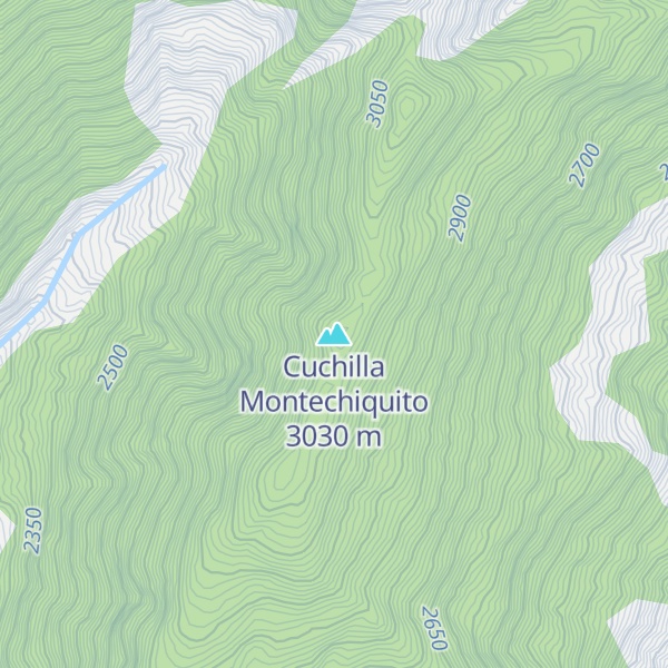 Map of Cuchilla Montechiquito