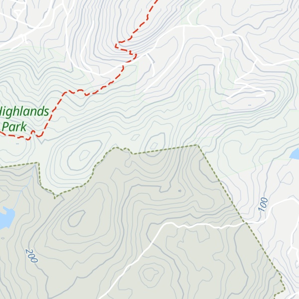 Map of Mine Mountain